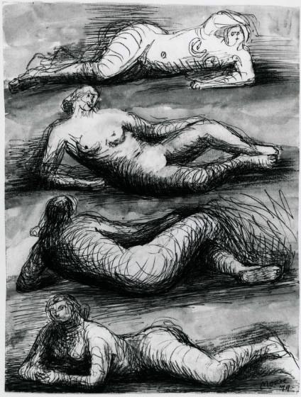 Four Reclining Nudes