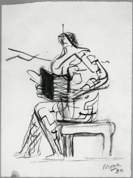 Seated Figure with Book