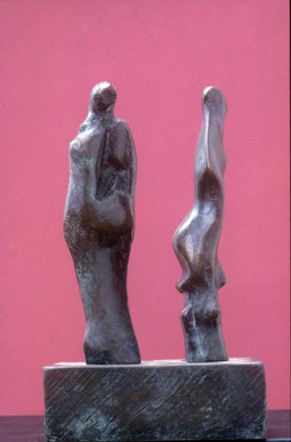 Two Standing Figures: Twisting