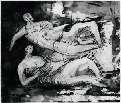 Two Female Reclining Figures