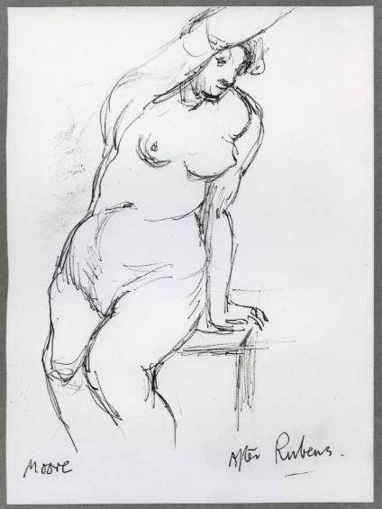 Female Nude (Study after Rubens)