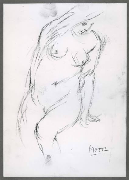 Twisting Nude (Study after Rubens)