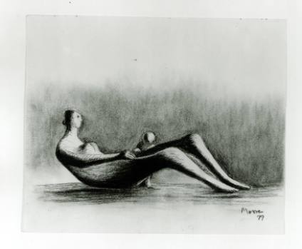 Reclining Mother and Child: Maquette II