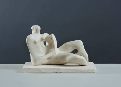 Maquette for Reclining Mother and Child