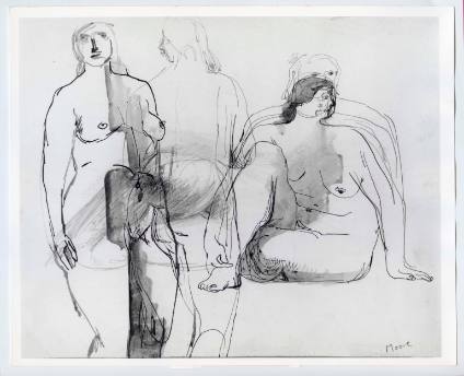 Standing and Seated Figures