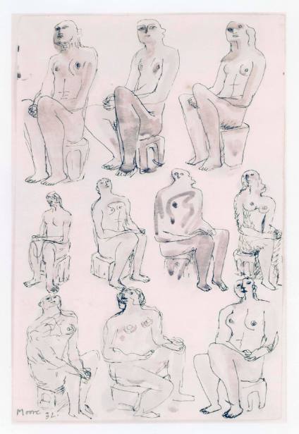 Study for Seated Figures