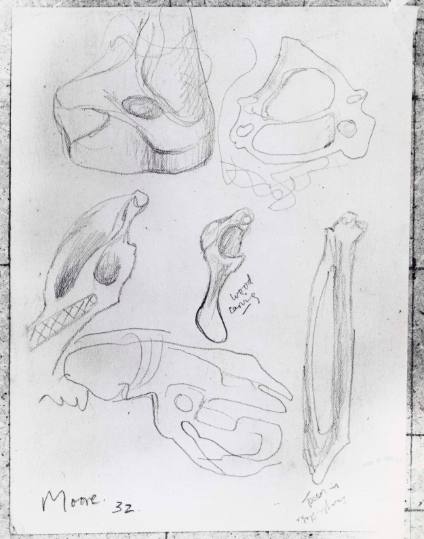 Transformation Drawing: Study for Wood Carving