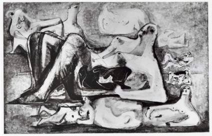 Montage of Reclining Figures
