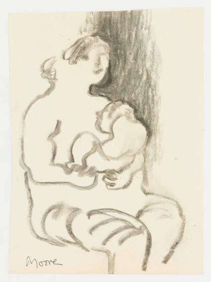 Seated Mother and Child