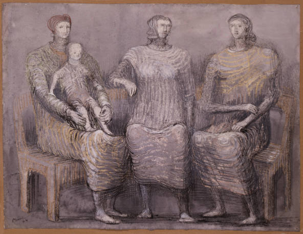 Three Women and Child