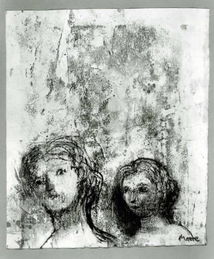 Two Girls' Heads