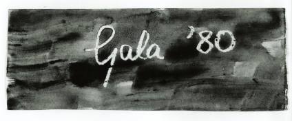 Trial for Gala '80: Lettering