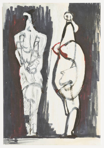 Two Standing Figures VII