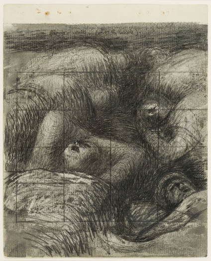 Study for 'Four Grey Sleepers'