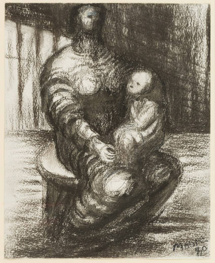 Mother and Child: Interior Background
