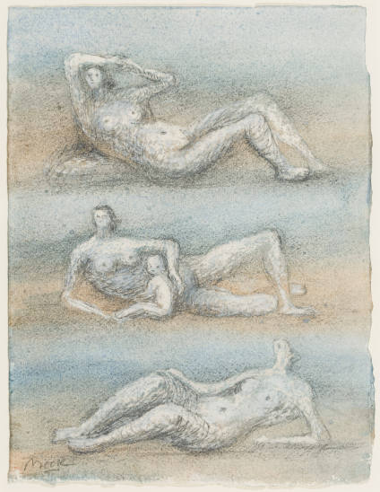 Three Reclining Women, One with a Child