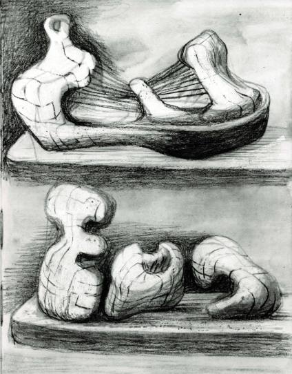 Two Reclining Figures: Ideas for Sculpture