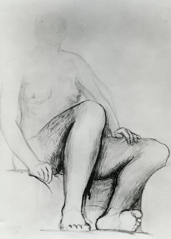 Study of a Seated Nude