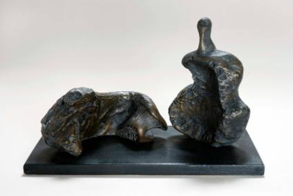 Variation on Two Piece Reclining Figure: Maquette No.2