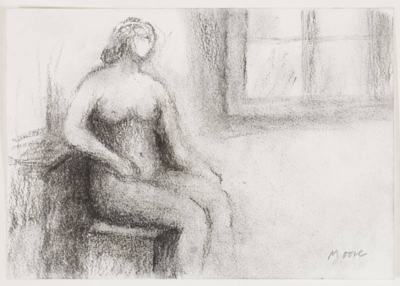 Seated Nude in an Interior