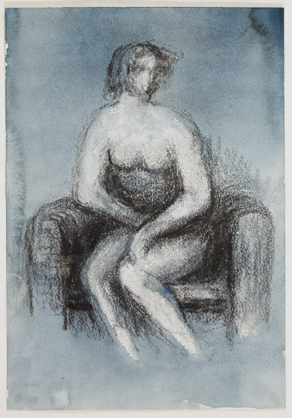 Nude Seated in Armchair
