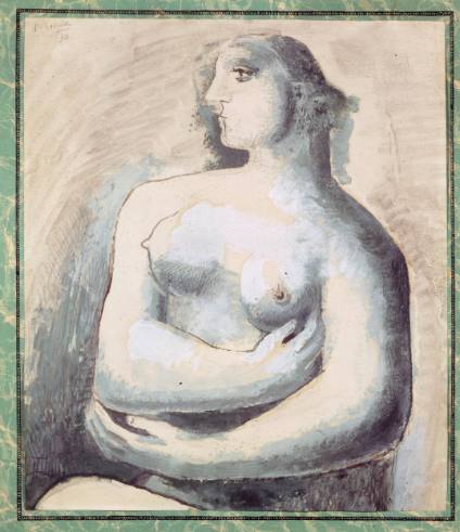 Seated Nude: Half-Figure