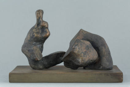 Maquette for Two Piece Reclining Figure No.5