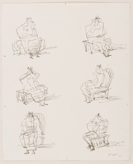 Studies for Seated Figures