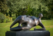 <i>Reclining Woman: Elbow</i> on display during the <i>Body and Void</i> exhibition held at the…
