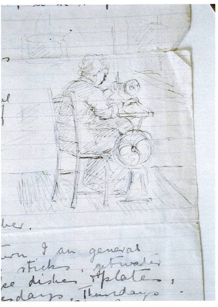 Letter to Albert Wainwright: Sketch 1
