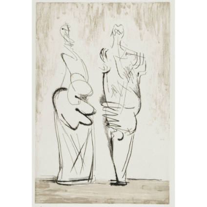 Two Standing Figures No.XII