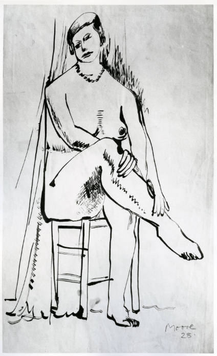Seated Woman with Necklace