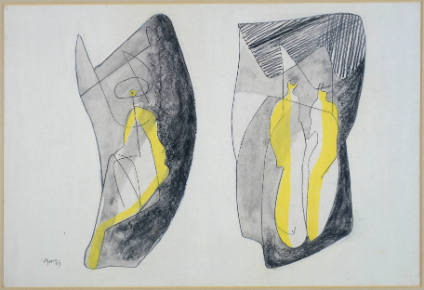 Drawing for Sculpture: Two Forms
