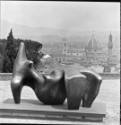<i>Reclining Figure</i> 1969-70 (bronze) photographed at the Forte di Belvedere, Florence durin…