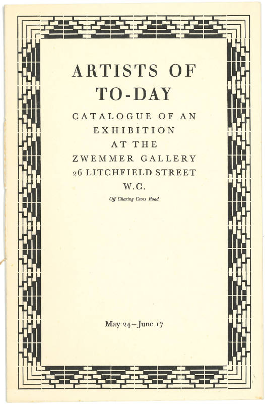 Artists of To-Day.