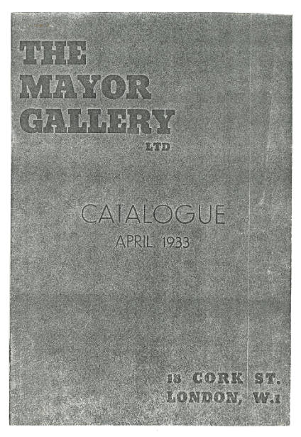 1933 London, Mayor Gallery, Exhibition of Recent Paintings by English, French and German Artists