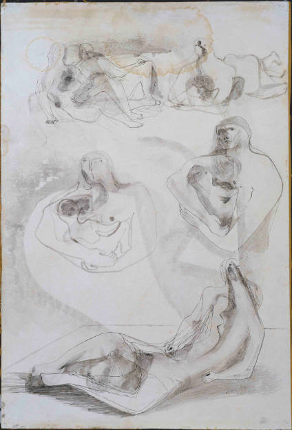 Ideas for Sculpture: Reclining Figures and Mother and Child