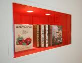 <i>Henry Moore Deluxe: Books, Prints & Portfolios</i> installed in the Sheepfield Barn, Perry G…