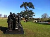 <i>Burghers of Calais</i> 1884–9, Auguste Rodin on display at Compton Verney House, 2014