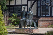 <i>King and Queen</i> on display at Wisley garden, Surrey, 2017<br>photo: Jonathan Mercer