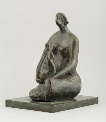 Seated Woman Holding Child