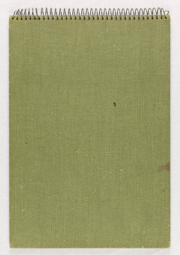 Green Spiral Notebook