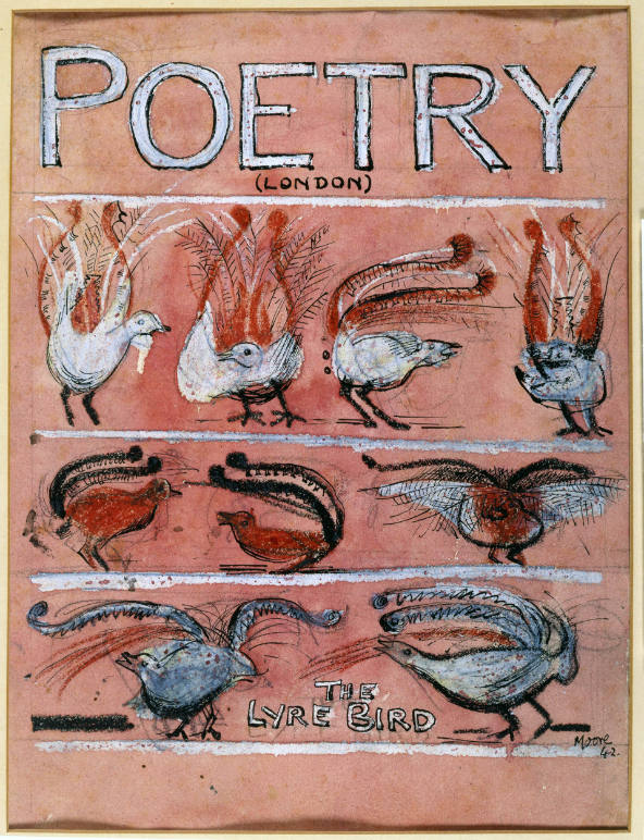 The Lyre Bird: Cover Design for Poetry