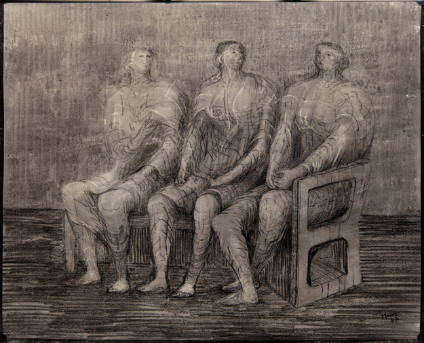 Three Seated Women
