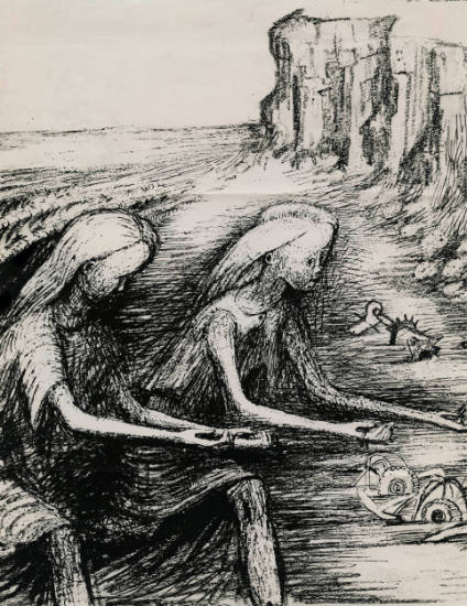 Illustration for a Poem by Herbert Read