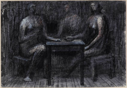 Three Women Round a Table