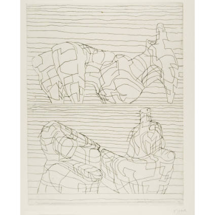 Two Reclining Figures Linear