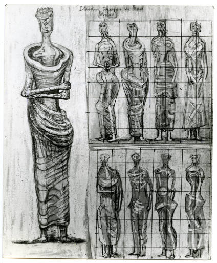 Ideas for Draped Standing Figures in Lead