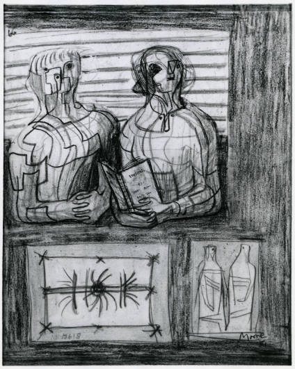 Two Figures at a Window