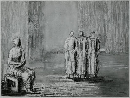Four Figures in a Setting